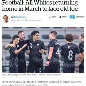 开云APP-新西兰媒体称将与中国热身 选派亚运队or国家队？